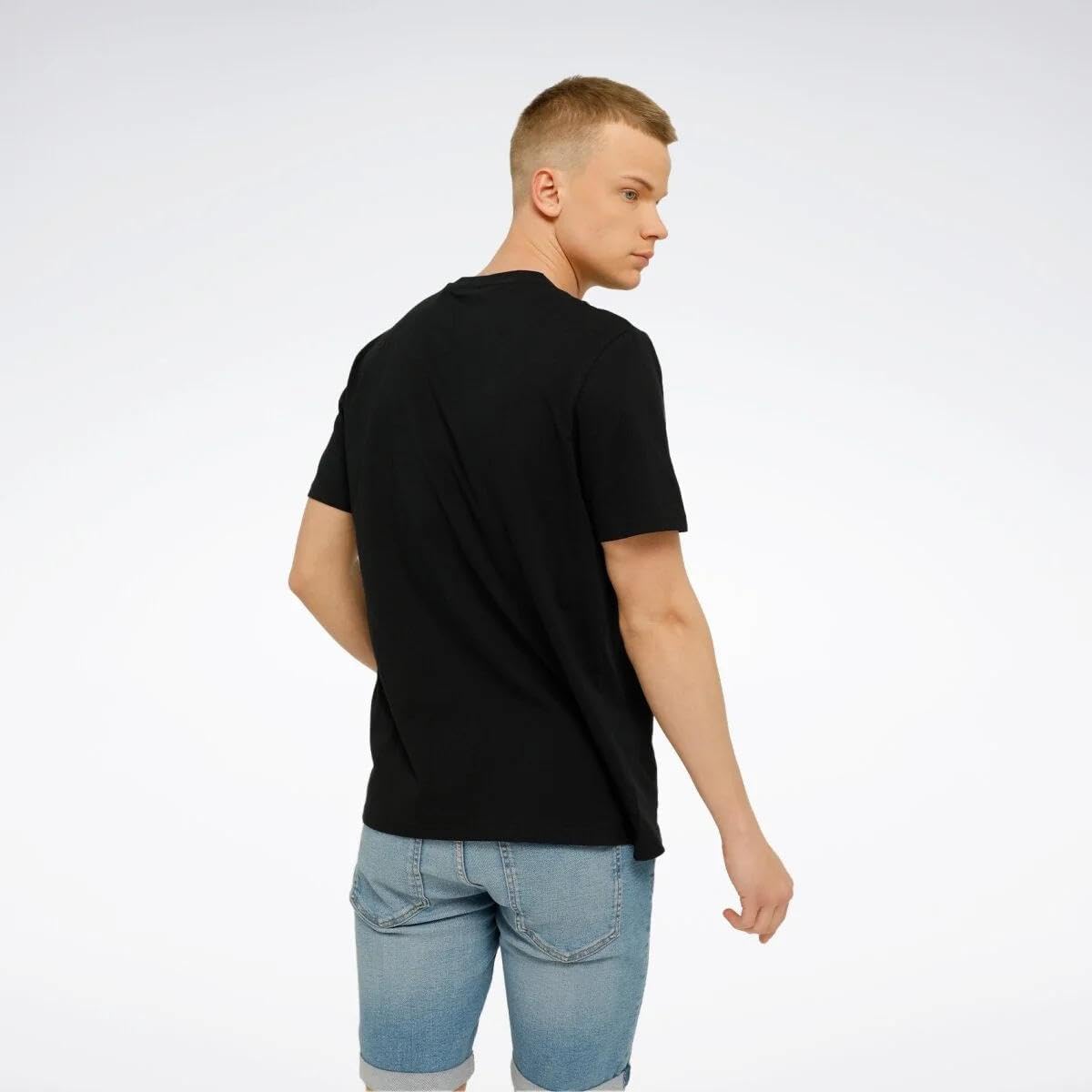 Reebok Herren Identity T-Shirt mit Logo auf der linken Brust – Bild 4