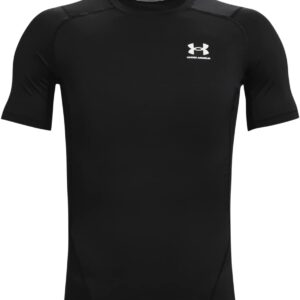 Under Armour Herren UA HG Armour Comp SS, kurzärmliges Funktionsshirt, schnell trocknendes T-Shirt mit Kompressionspassform