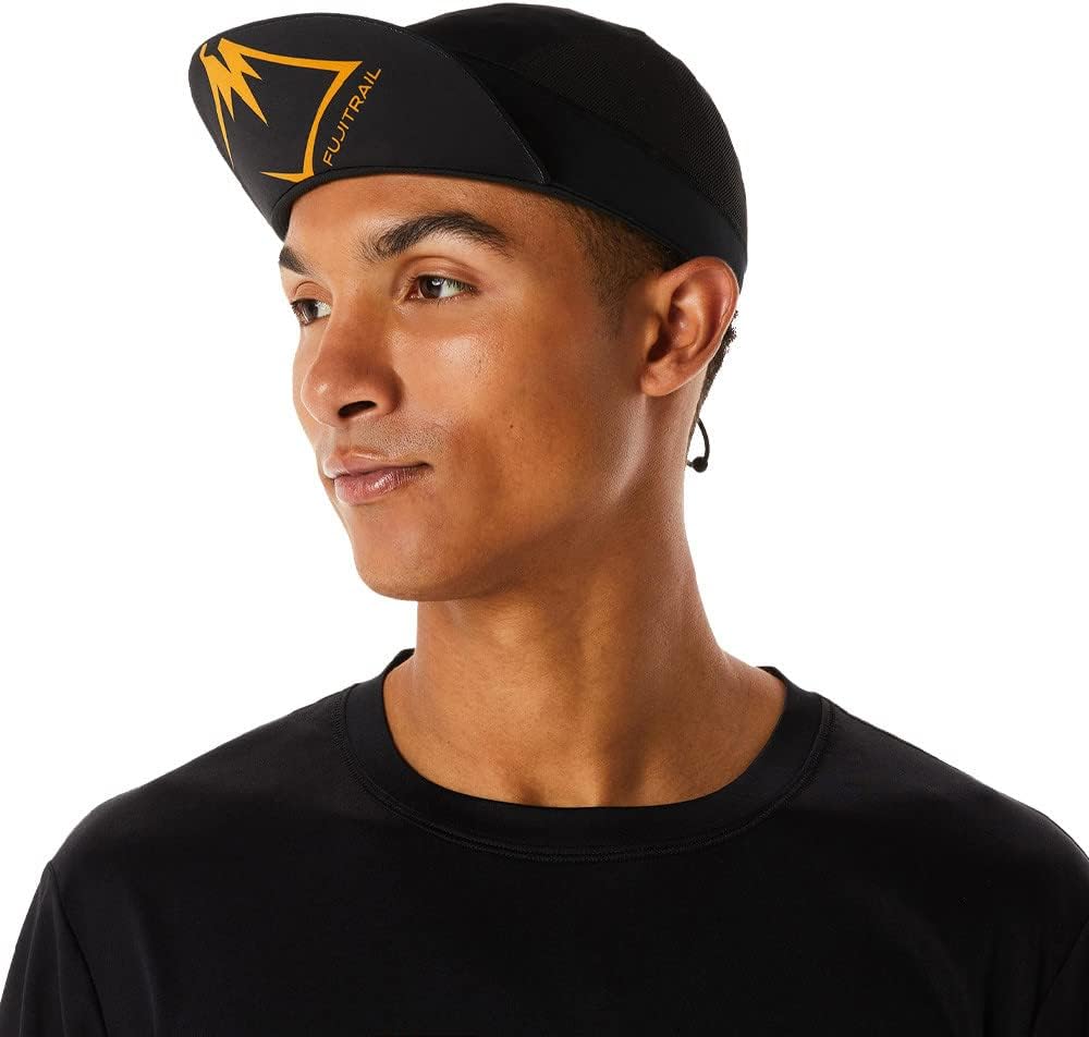 ASICS Fujitrail Ultra-Light Cap 3013A872-002, Herrenschütze mit Visier, Schwarz, EU, Schwarz – Bild 5