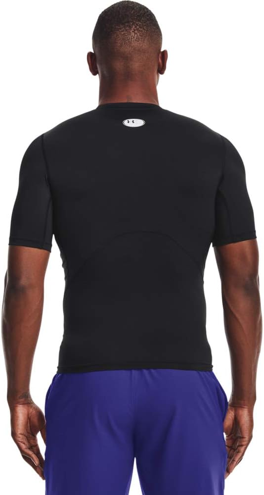 Under Armour Herren UA HG Armour Comp SS, kurzärmliges Funktionsshirt, schnell trocknendes T-Shirt mit Kompressionspassform – Bild 2