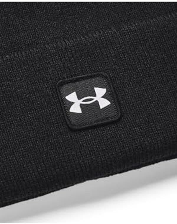 Under Armour Herren-Mütze aus superweichem Rippstrick. Schweißableitende Beanie-Mütze für Wintertraining, Halbzeitmanschette – Bild 4