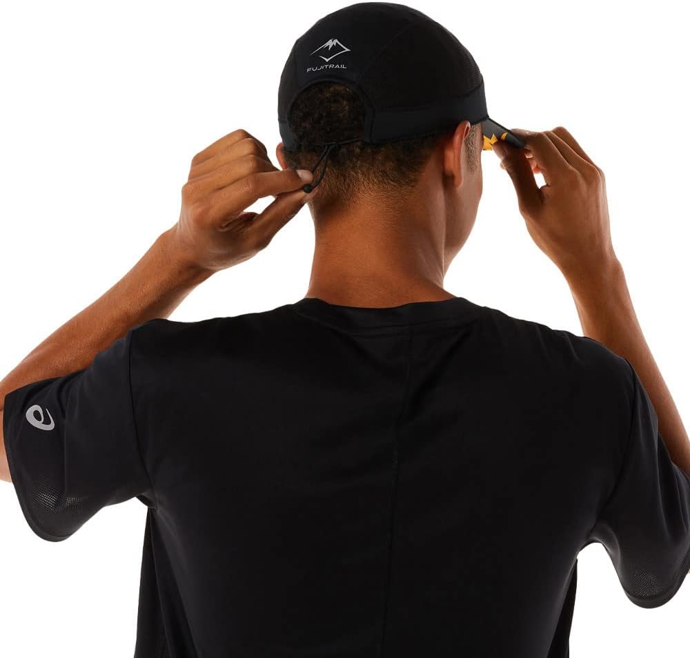 ASICS Fujitrail Ultra-Light Cap 3013A872-002, Herrenschütze mit Visier, Schwarz, EU, Schwarz – Bild 2