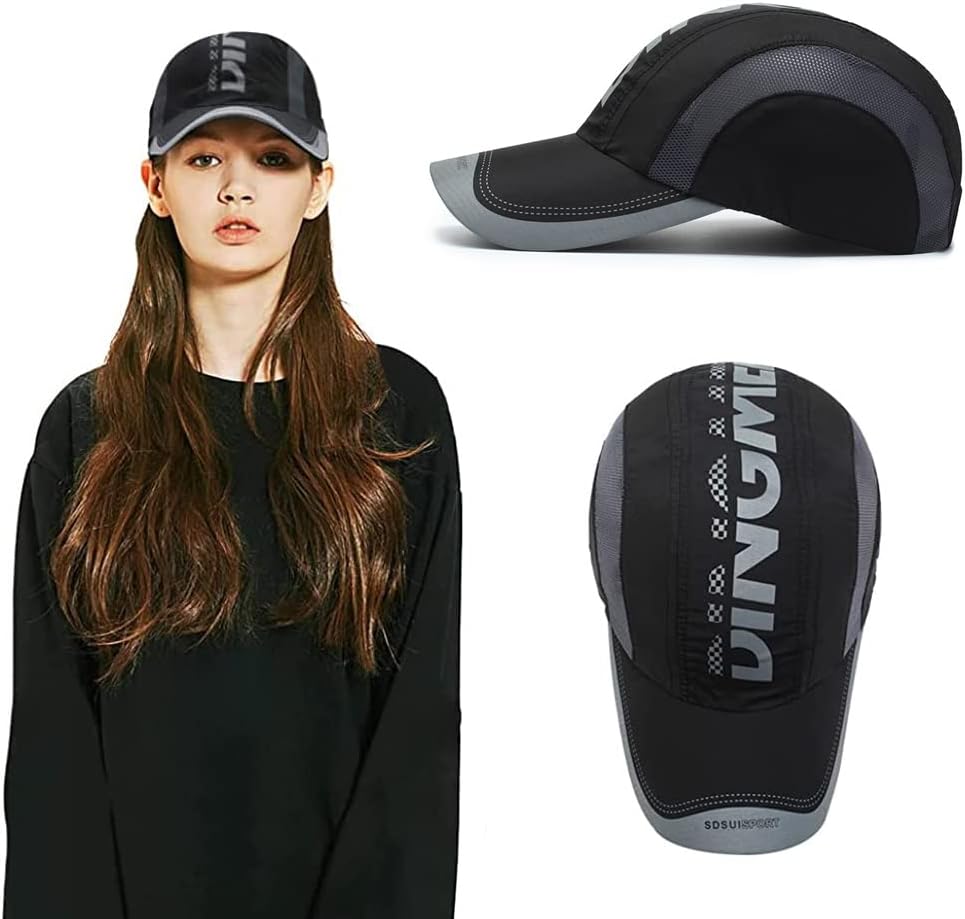 Pummny 2 Stück verstellbare Mütze für Erwachsene, Baseballkappe für Herren und Damen, Outdoor-Baseballkappe, lässige, schnell trocknende Baseballkappe – Bild 4