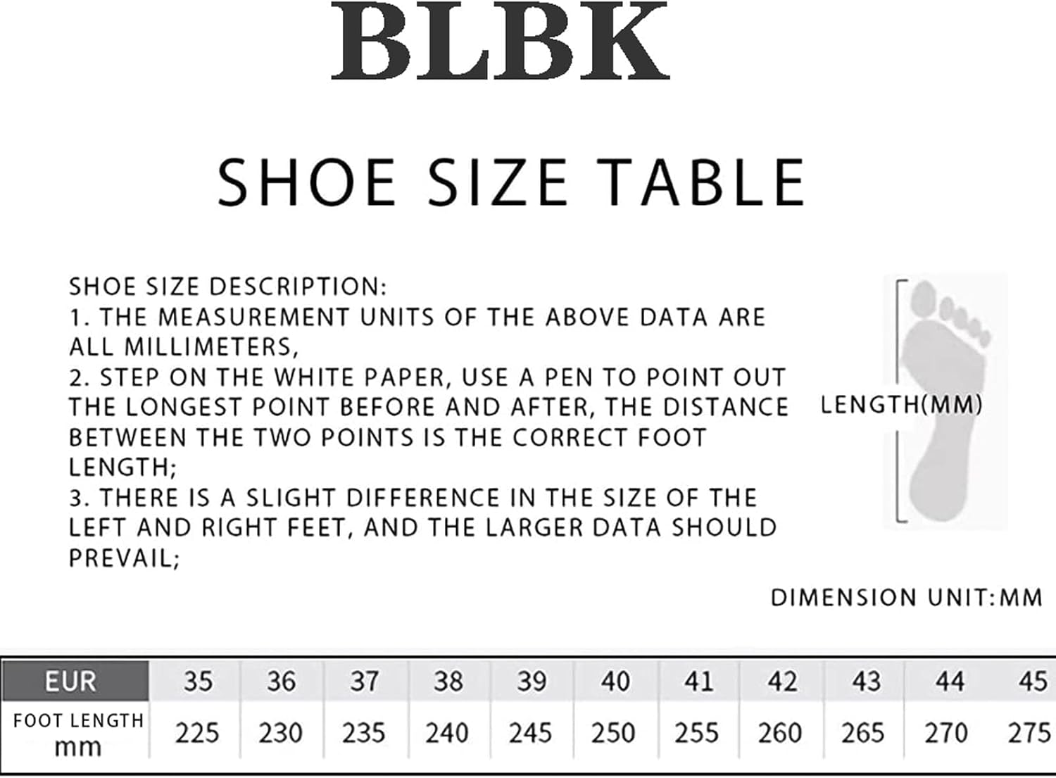 BLBK Badminton Schuhe Unisex Volleyball Schuhe – Bild 8