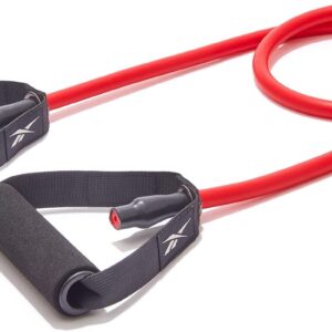Reebok Unisex-Erwachsene Resistance Tube Medium, Rot, M