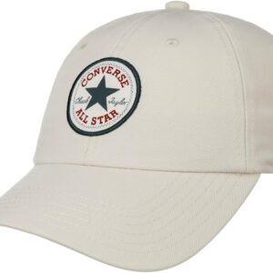 Converse Core Classic Baseball Cap Baumwollkappe Baseballkappe (One Size – Light Beige), Lichtknochen.