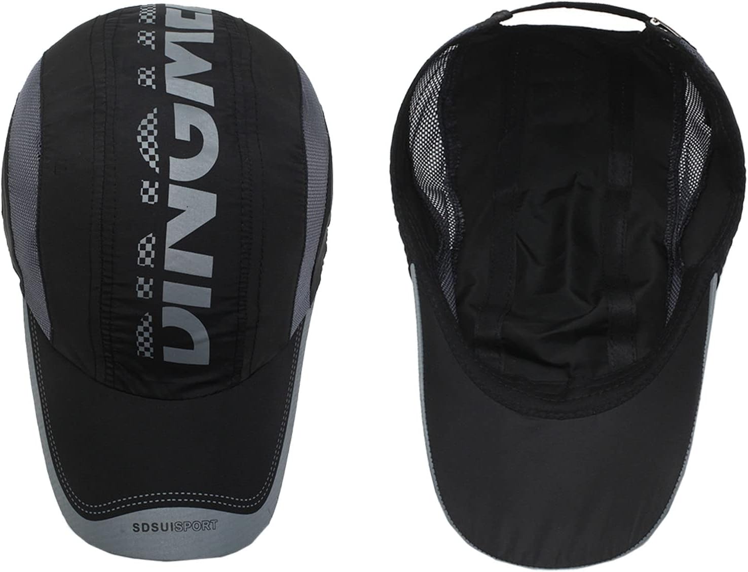 Pummny 2 Stück verstellbare Mütze für Erwachsene, Baseballkappe für Herren und Damen, Outdoor-Baseballkappe, lässige, schnell trocknende Baseballkappe – Bild 2