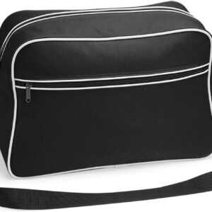 Notrash2003 Retro -Umhängetasche im Design des Polyester der siebziger Jahre mit Rohrleitungen beinhaltet den kostenlosen Schlüsselring