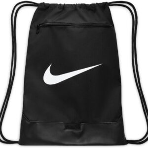 Nike NK BRSLA Drawstrng – 9,5 (18L) Schwarz/Schwarz/Weiß