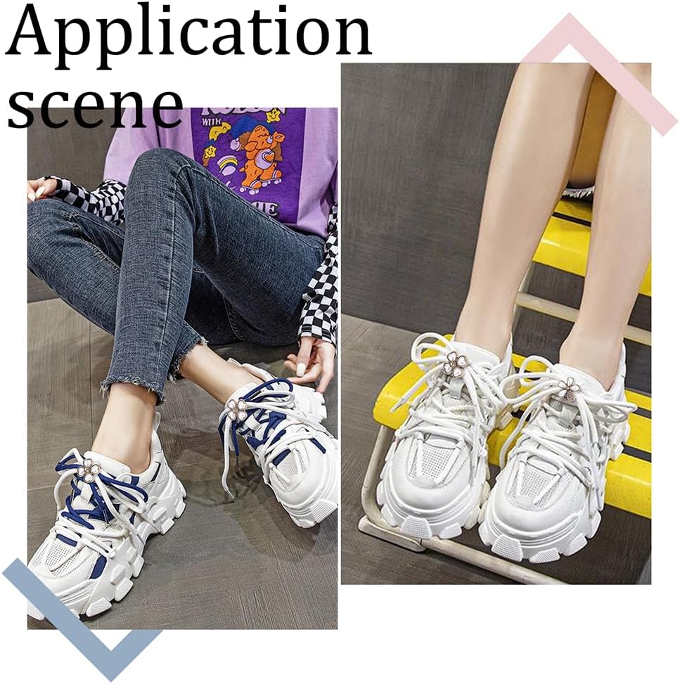 Fingerinspire -Schnürsenkel -Zauber -Strass -Kristall -Schnürsenkelknöpfe mit Plastikschnalle Rücken Dekorationen Zauberschuhe Clips Accessoires für Mädchen Frauen Geburtstag, Strass – Bild 6