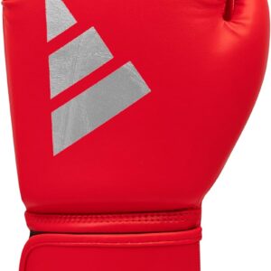 adidas Speed ​​50 Boxhandschuhe für Erwachsene, 12 oz. Boxhandschuhe, bequem und langlebig, Rot