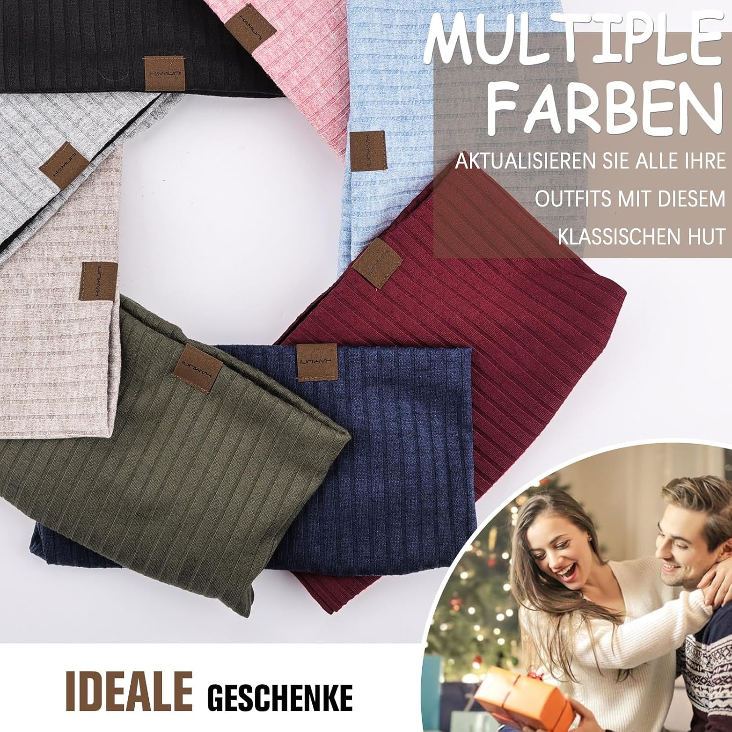 HAMUNI Slouchy Beanie Hip-Hop, weich, leicht, Lauf-Beanie-Mütze, Atmungsaktivität, Erwachsene Zwergenhüte, Chemo-Cap, Totenkopf-Cap für Männer und Frauen – Bild 6