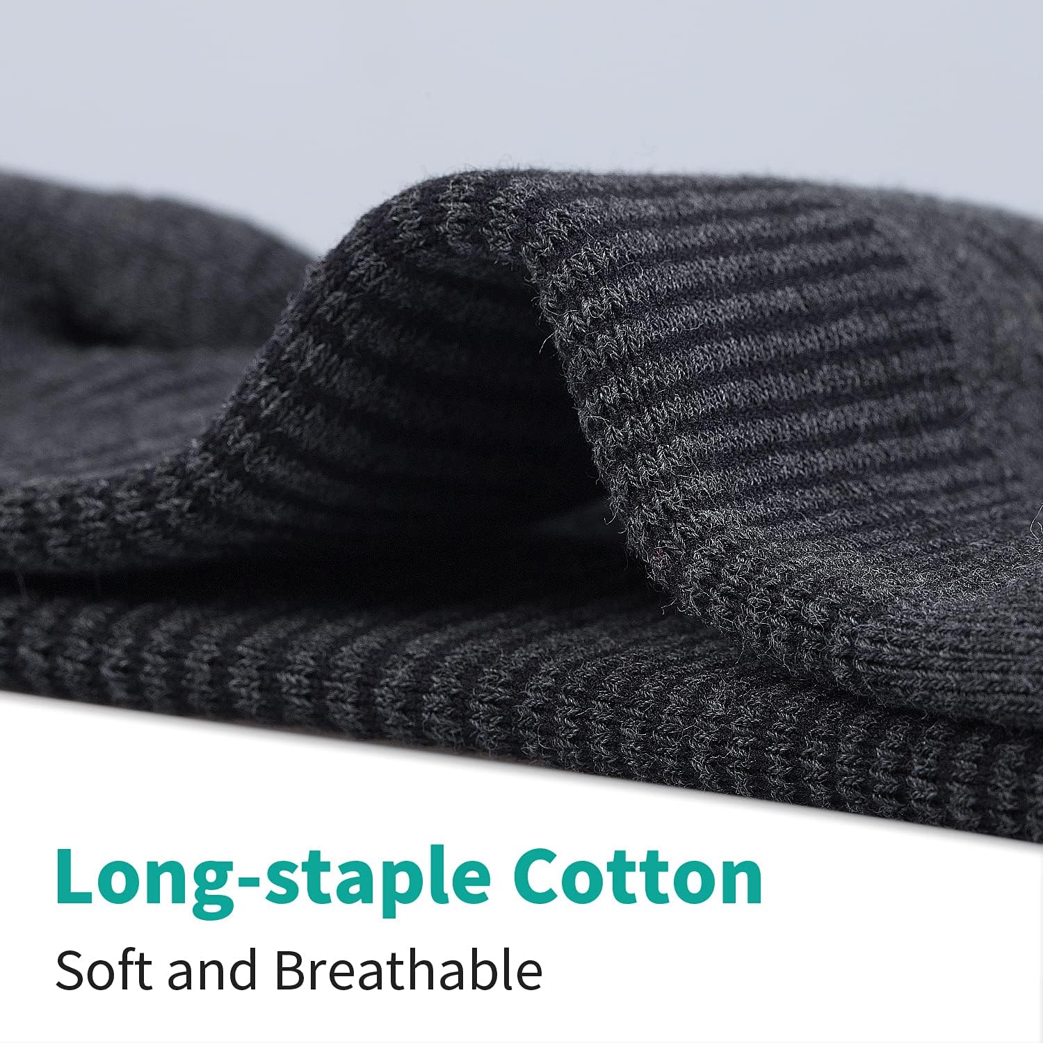 Lapulas 6 Paare von Trainersocken Männer Frauen Baumwoll-Sportsocken atmungsaktive Laufen Socken Kurz komfortable Socken mit Terry-Stoff Sohle Nicht-Slip 39-42 43-46 47-50 35-38 – Bild 7