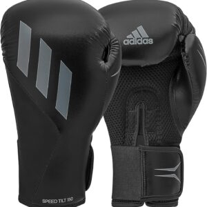adidas Herren Tilt 150 Boxhandschuhe Schwarz/Grau 16oz EU