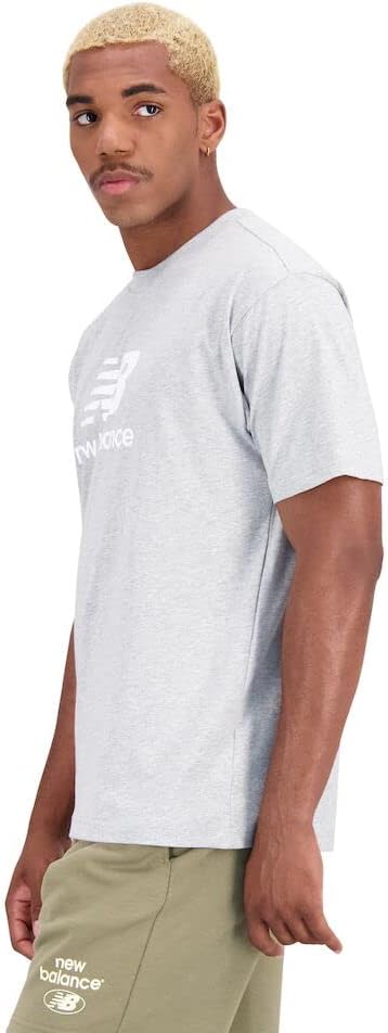 Neues Gleichgewicht NB Essentials S/S Top Herren-Logo-T-Shirt – Bild 2