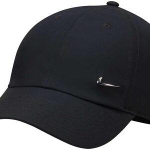 Nike U nk df Club Cap U CB Mtswsh L Schwarz/Metallic Silber