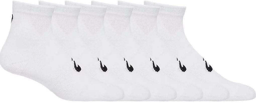 ASICS Quarter Running Socken (6 Pack) - SS23 - Medium, weiß