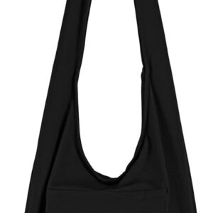 Ihre gemütliche Crossbody -Handtasche, handgefertigter Boho -Baumwollbeutel, Unisex