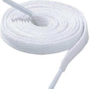 CCSofTime Premium Flat Shoelaces, extrem reißfeindliche, 8 mm breit, für Trainer, Sportschuhe, Trainer, Chicks, Ersatz-Schnürsenkel für Frauen, Männer, Kinder, 10 Farben, 11 Länge 11 Länge