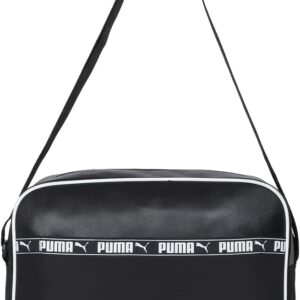 Puma Unisex Adult Campus Reporter Umhängetasche, schwarz, eine Größe