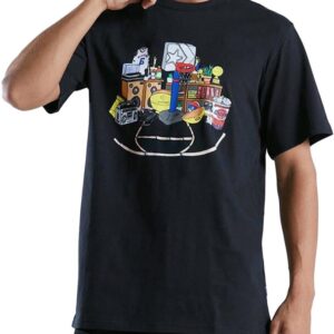 Converse Throwback Herren-T-Shirt schwarz