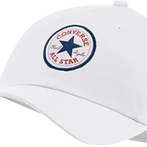Converse Baseball Cap, weiß, eine Größe