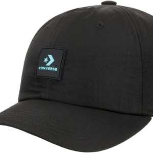 Converse winterisierte Baseball -MPU -Kappe Baseballkappe gebogene Krempe (eine Größe – schwarz), schwarz