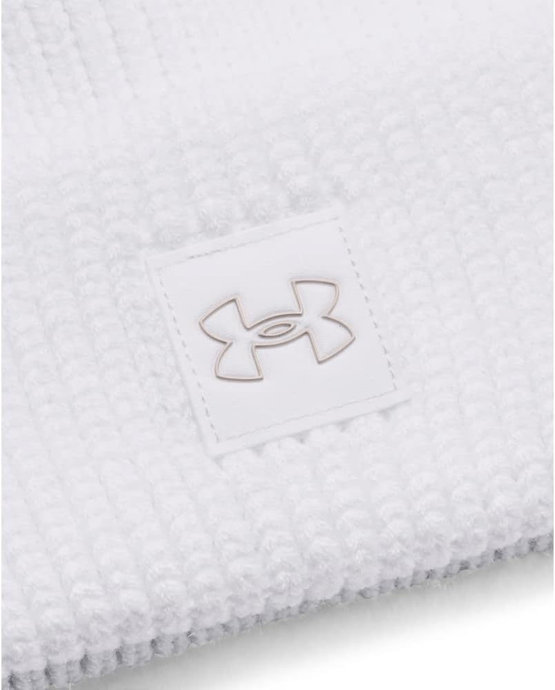 Under Armour Frauen Mützen Frauen Coldgear® Infrarot Halbzeit Ribbed Pom Beanie – Bild 3