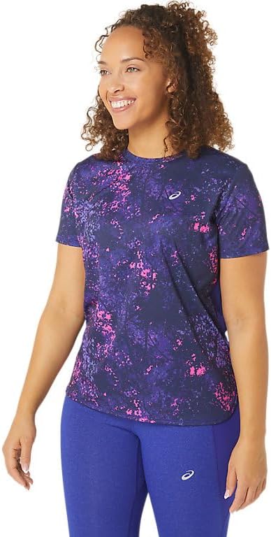 Asics Damen über alle Drucke SS Top T-Shirt – Bild 3