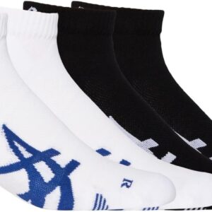 Asics Kissen Run Viertel Running Socken (2 Pack) – SS23 – Medium, schwarz