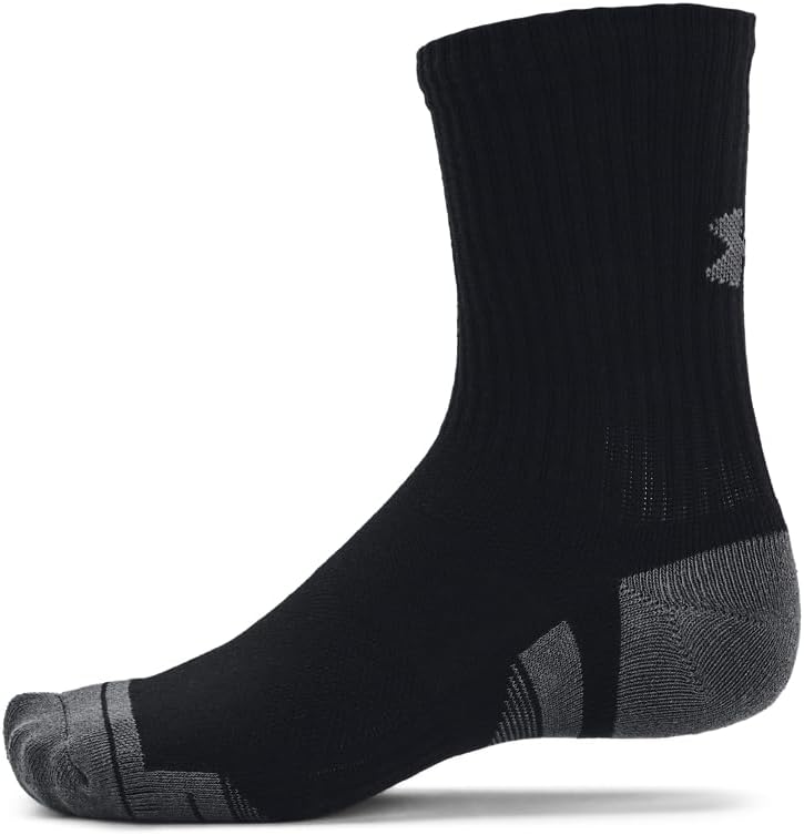 Under Armour Unisex UA Performance Cotton 3p Mid Socken (Packung von 1) – Bild 4