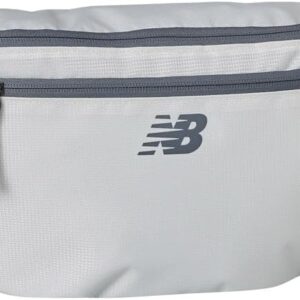 Neue Balance -Frauen -Frauen Unisex Opp Core LG Taillenbeutel, eine Größe, graue Substanz