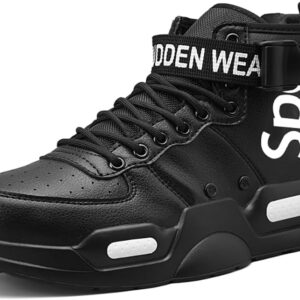 Fushiton Herren-Laufschuhe, modische High Top-Trainer, Freestyle-Hi-Top-Casual-Sportschuhe, Wanderschuhe, High-Gym-Schuhe, Freizeitschuhe, hohe Fitnessschuhe