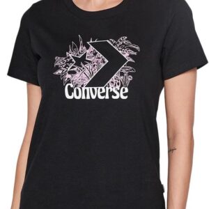 Converse Plantasia T-Shirt Schwarz