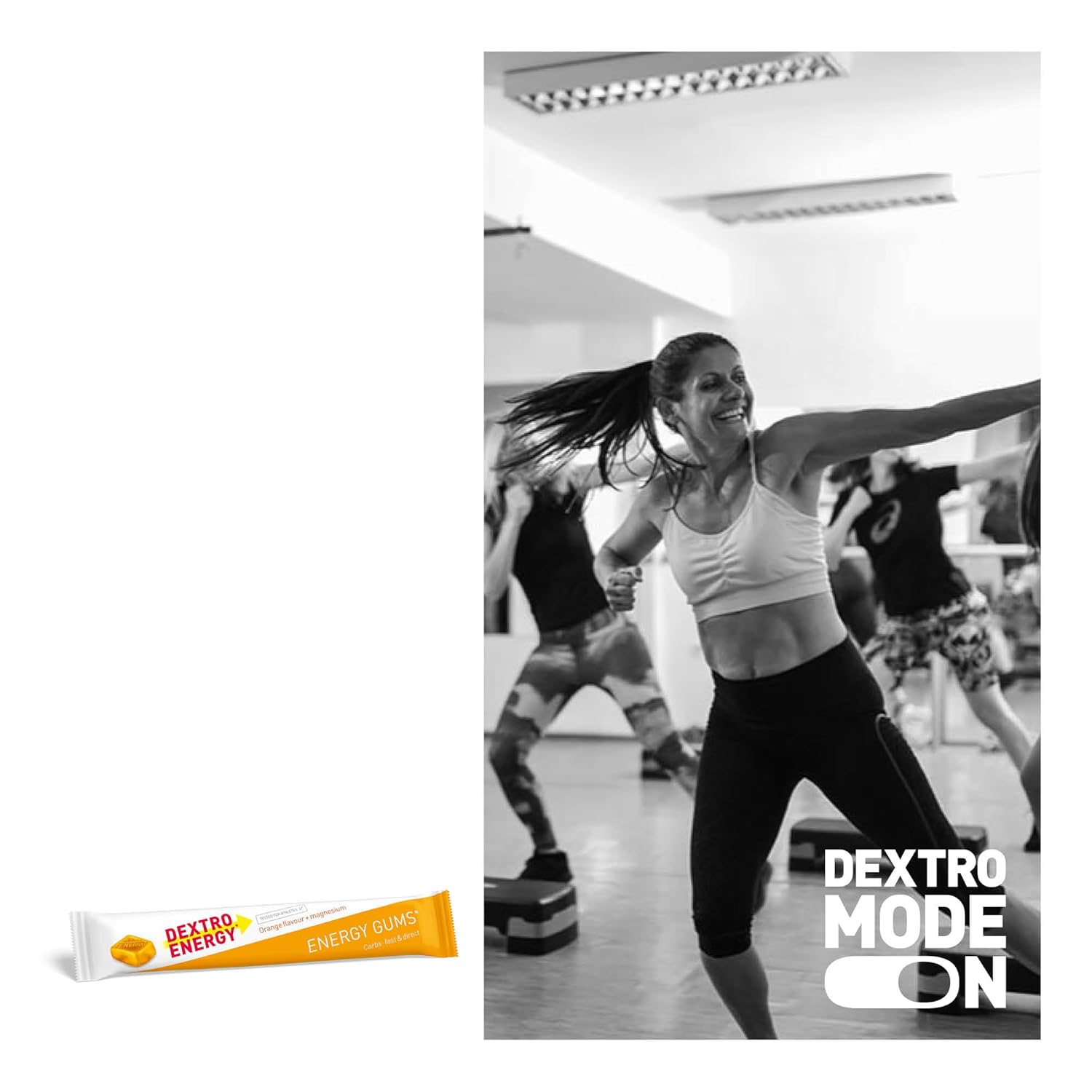 Dextro Energy Energy Gums Mixbox mit 4 köstlichen Sorten, köstliche Sportfruchtgummi für Ausdauersport - 8 x 45 g (Packung von 8) – Bild 6