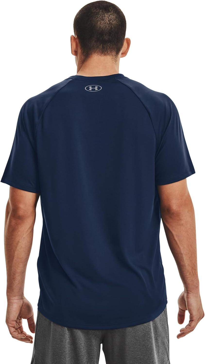 Under Armour Herren Tech 2.0 Kurzärärmelte leichte und atmungsaktives Sport-T-Shirt, Fitnessstudio-Kleidung mit Anti-Odour-Technologie (Packung von 1) – Bild 4