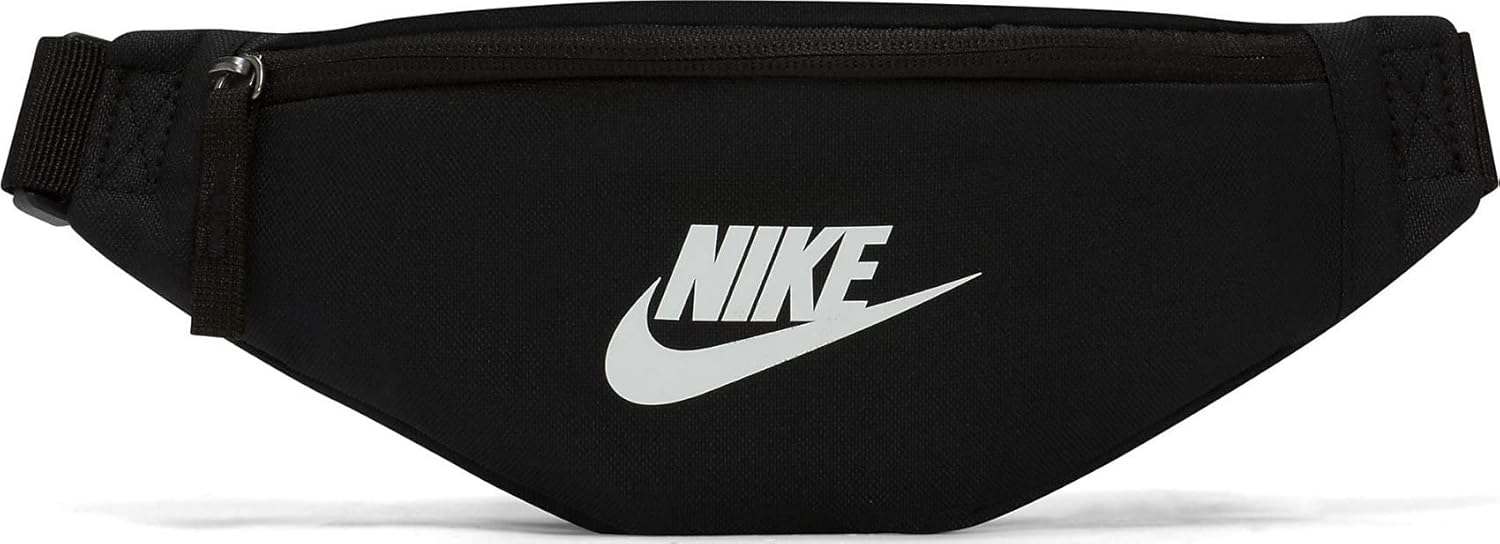 Nike Unisex Heritage G -Taschen, Schwarz/Weiß, eine Größe EU