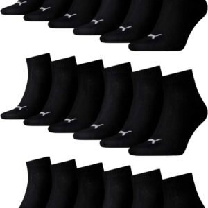 Puma Unisex Viertel Sportsocken Pack von 18