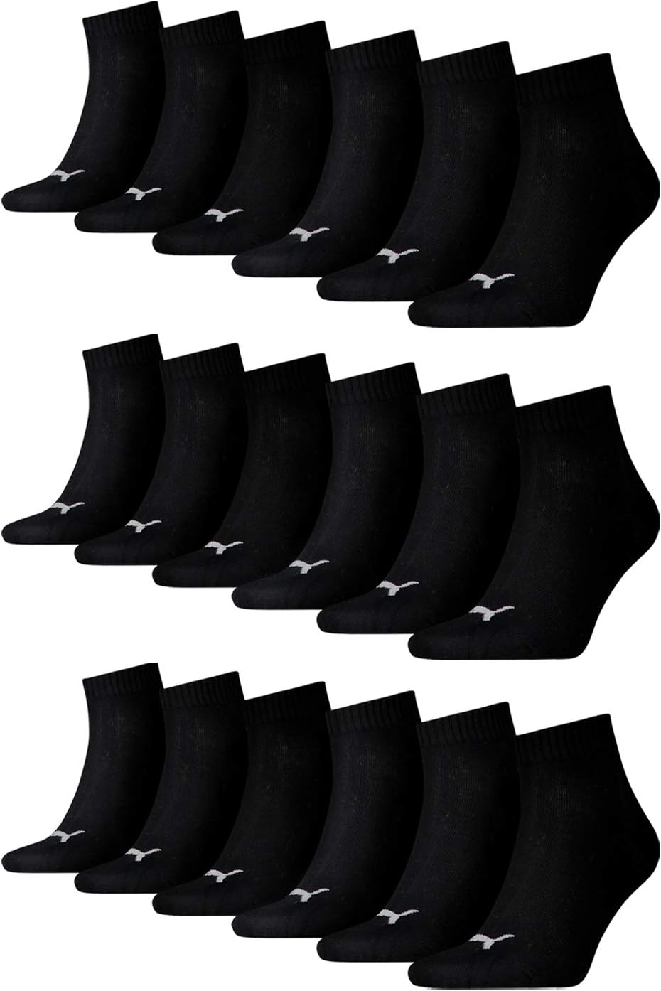 Puma Unisex Viertel Sportsocken Pack von 18