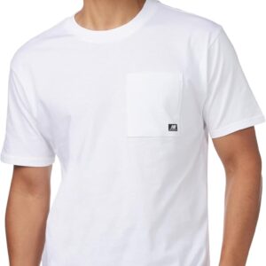 Neues Gleichgewicht Herren NB Essentials Tasche Kurzarm Shirt
