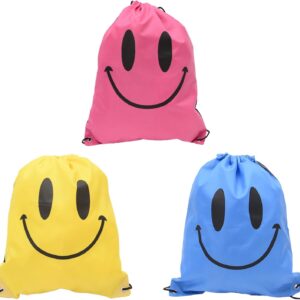 Kaseesss Pack aus 3 Fitnessstücken, Sporttasche, Gymnastikmädchen, Versiegelung von Frauen in Fitnessstudio -Taschen, Jungen im Fitnessstudio, leichte Fitness -Tasche, Männer Sportsack, Kinder, Kordelbeutel für das Schwimmen im Fitnessstudio, Blau, Rosa und Gelb