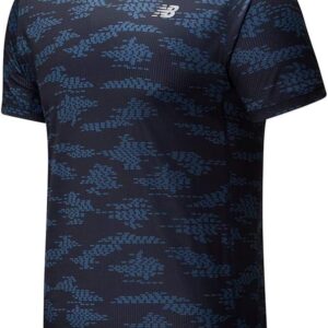 Neues Gleichgewicht gedrucktem Impact Herren -Running -Shirt