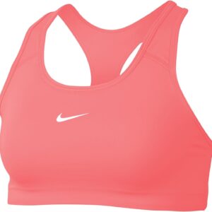 Nike Swoosh Damen Sport BH, Sport Rot/Weiß/Deep Royal Blu