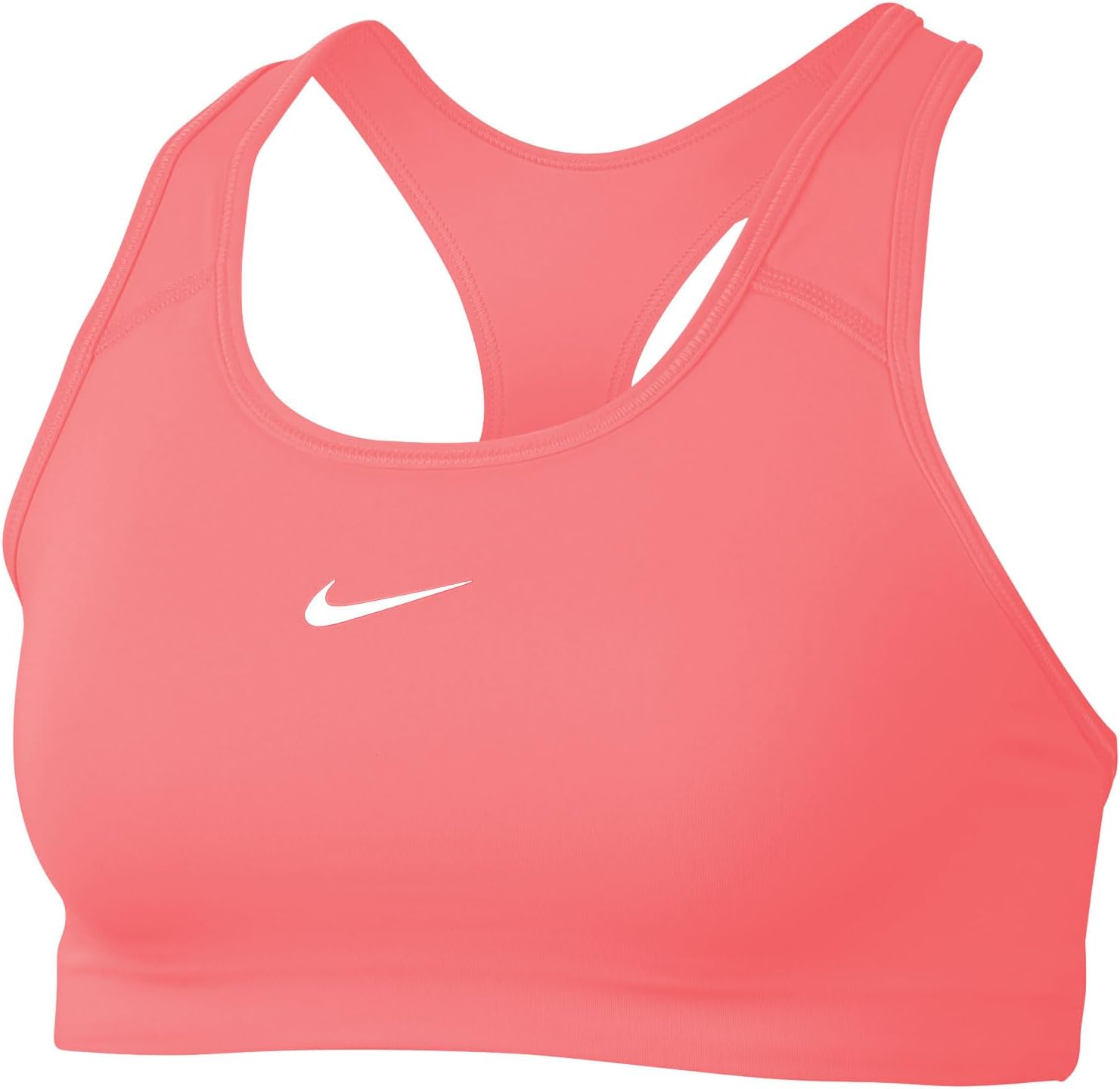 Nike Swoosh Damen Sport BH, Sport Rot/Weiß/Deep Royal Blu