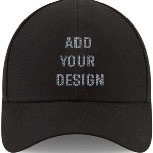 Miujonvy Soft Trucker Hut hinzufügen Bild/Text/Logo Verstellbarer Kappe schwarz, schwarz, eine Größe, schwarz