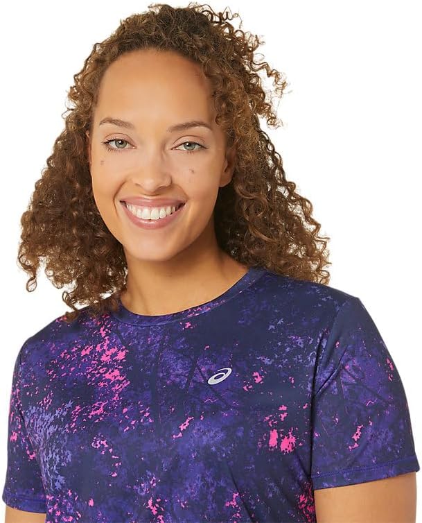 Asics Damen über alle Drucke SS Top T-Shirt – Bild 4