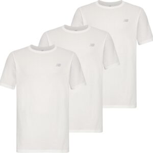 New Balance Herren-Baumwoll-Performance-Crew-Nacken-T-Shirt (Packung von 3)