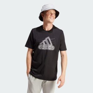 adidas Herren Wachstum Badge Grafisches Tee-T-Shirt