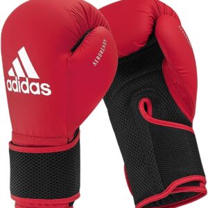 Adidas Hybrid 25 Boxhandschuhe Red 8oz PU Traininghandschuhe ideal für Taschenarbeit, Sparring und Pads