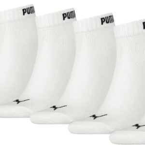 Puma Unisex Viertel Socken Trainer im Retro -Design -Knöchel High für Männer und Frauenpackungen von 6